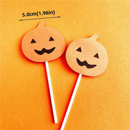 2025 Halloween Cake Decorations Pumpkin Ghost Black Castle Haunted Houses Cake Toppers for Happy Halloween Party Supplies