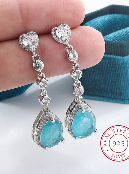 KissIcon 925 Silver Plated Parai Baru Tassel Earrings - Fab