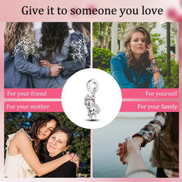 KissICON Hot Sale 925 Silver Butterfly Chameleon Owl Sunflower Charms Fit Original Bracelet Necklace DIY Bead For Women Jewelry