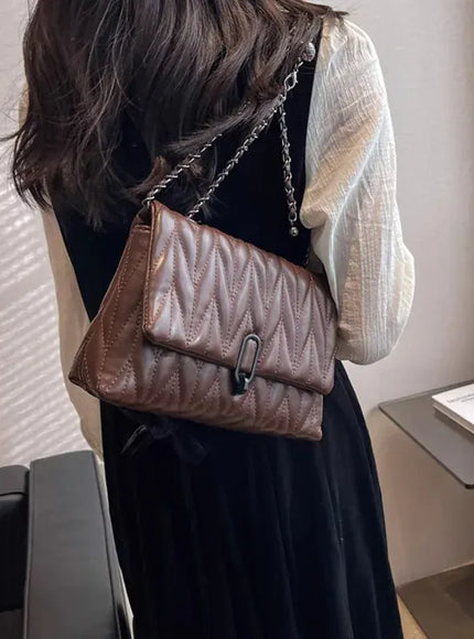 Full Grain Leather Crossbody – Parisian Petite Tweed
