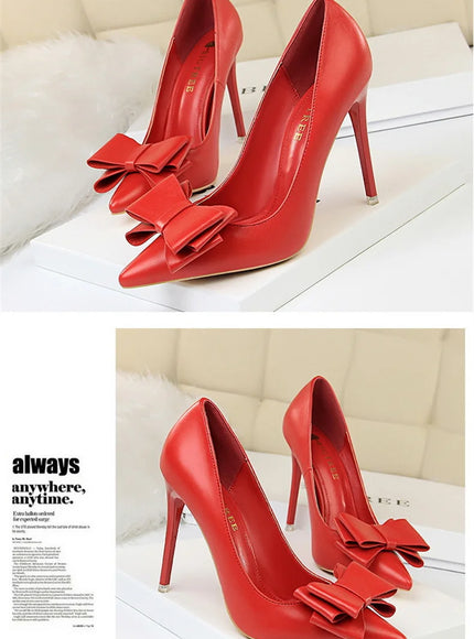 Fashion Sweet Women High Heel Shoes Blue Yellow