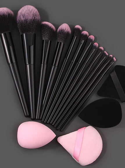 KissICON MULTI Soft Makeup Brush Set 12Pcs Beauty Eggs And