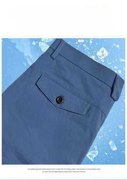 Men's Golf Pants, Summer Sweat-Absorbing Breathable Golf Trousers