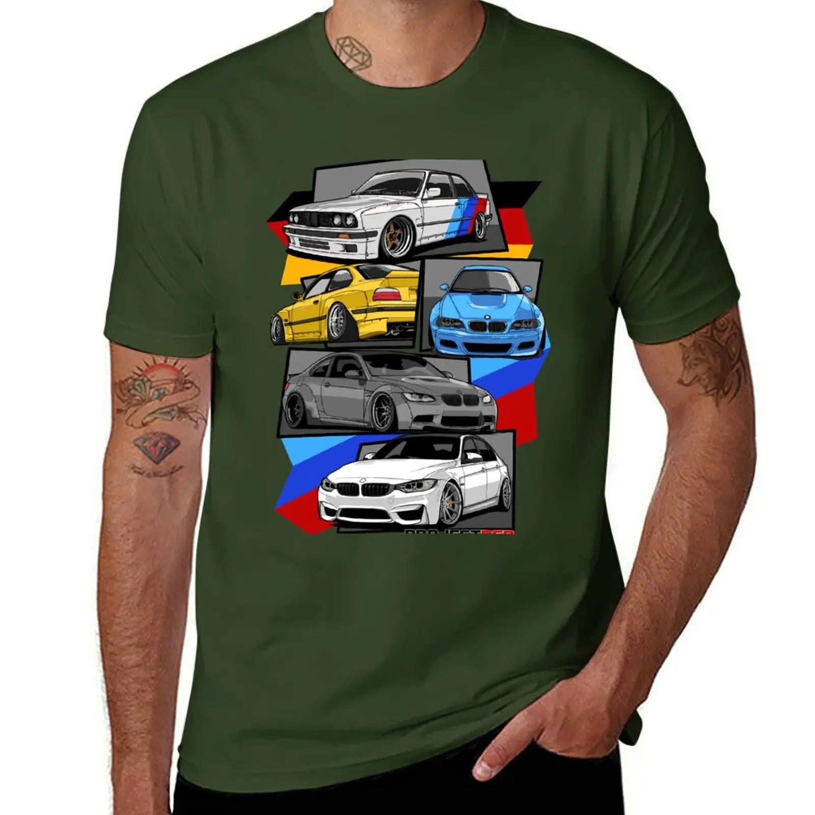 Bavarian Power - | E30 | E36 | E46 E92 F80 M3 T-Shirt blacks animal prinfor boys mens t shirts