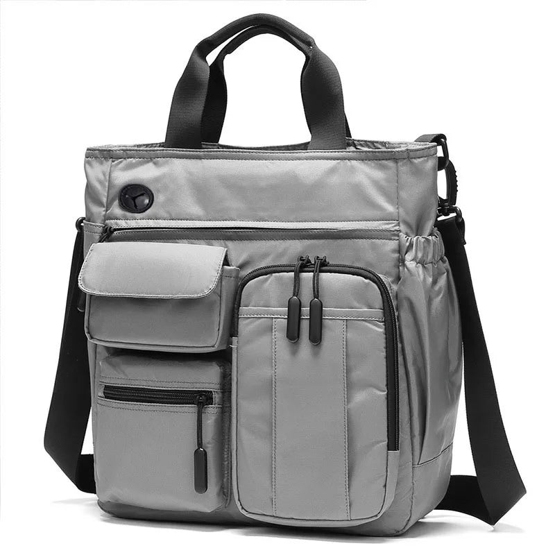 Mens Business Messenger Bag Laptop Shoulder Bag Multifunctional Computer Work Office Bag Waterproof Briefcases Travel Handbag