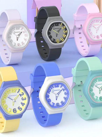 KissICON Uthai C14 Kids Digital Watch Waterproof Quiet For