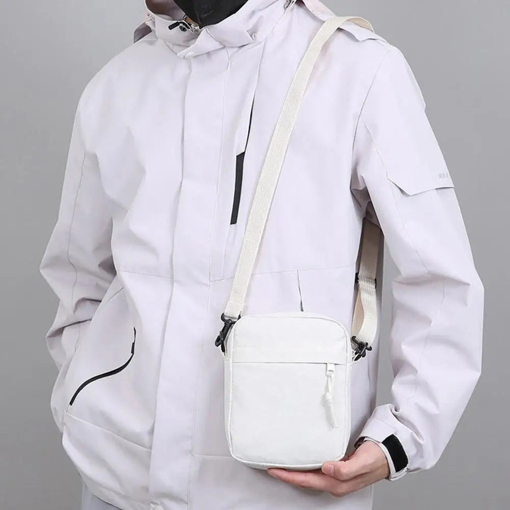 Mens Small Crossbody Sling Bag Chest Bag  Casual Utility Chest Phone Bag Water Resistant Fanny Pack for Running Travel Workout