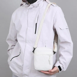 Mens Small Crossbody Sling Bag Chest Bag  Casual Utility Chest Phone Bag Water Resistant Fanny Pack for Running Travel Workout