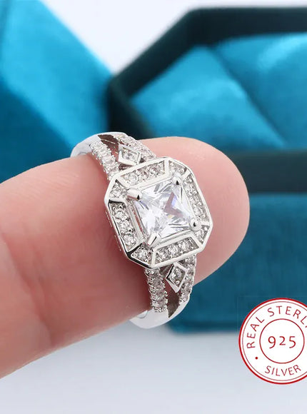 KissICON 10 KissIcon 925 Silver Plated Hip Hop Diamond Ring - Punk Gift