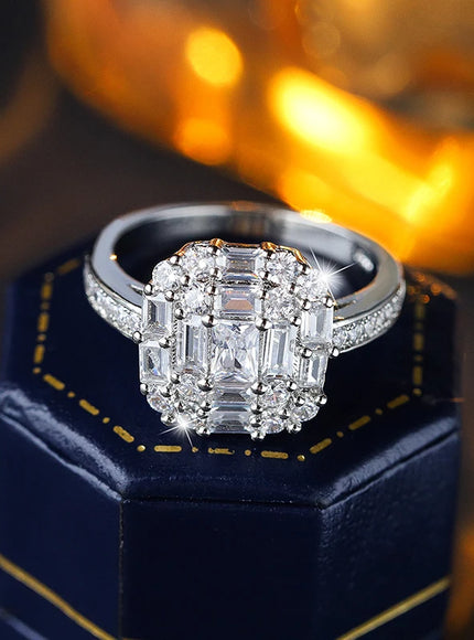 KissIcon Zirconia Ring For Women - Minimalist 925 Silver