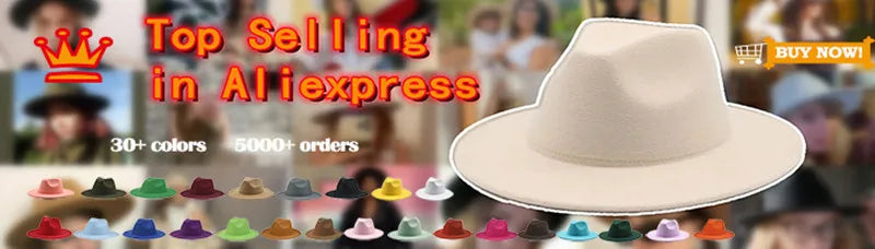 Fedora Hat Women Winter Hats for Women Ribbon Band Men's Hat Wide Brim Classic Beige Wedding Church Bowler New Cap Chapeau Femme