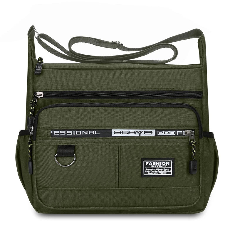 2026 Men's Messenger Bag Crossbody Shoulder Bags Men Small Sling Pack For Work Business Waterproof Oxford Packs Satchel Purse