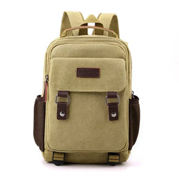 Small Mens Backpack Canvas Casual Backpacks for Men 2025 Mini Male School Bag Rucksack Man Multi-function Crossbody Bag Travel