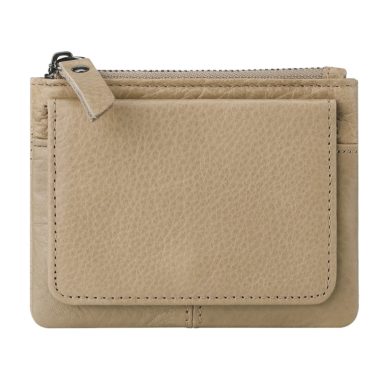 New Cow Leather Women's And Men's Card Bag Coin Purse Slim Credit Card Holder Wallet For Men and Women ID Card Pocket