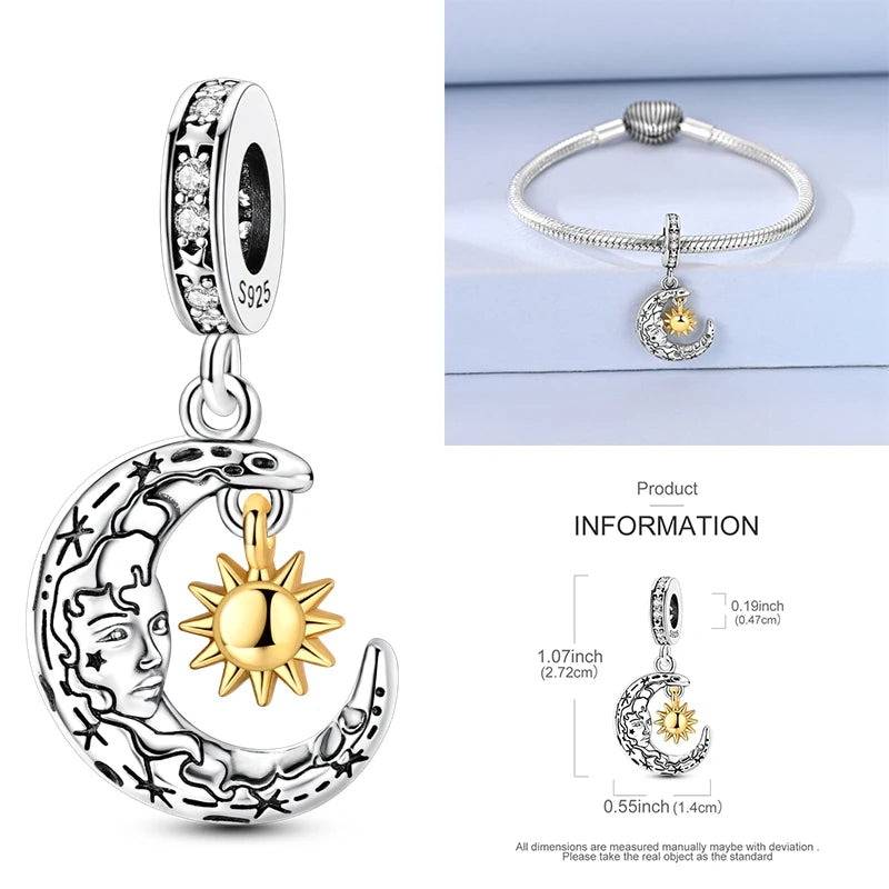 925 Sterling Silver Tree of Life Bead Luminous Firefly Dangle Butterfly Charms Fit Original Bracelet DIY Jewelry Gift for Women