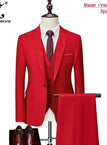 Red 3Pcs / M (US XXS)