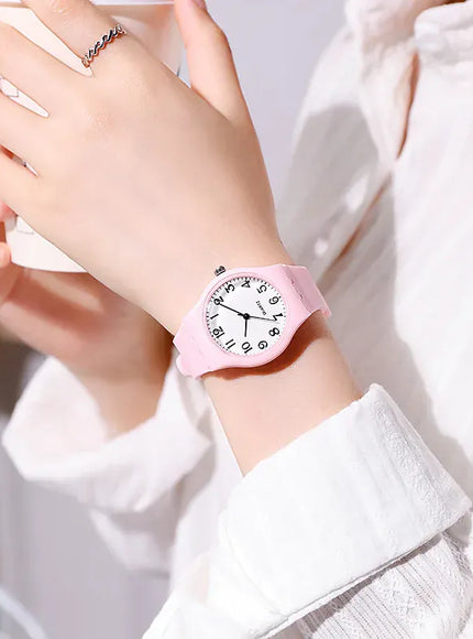 KissIcon UTHAI C24 Kids Watch Silicone Strap Quartz