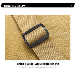 Men's Casual Crossbody Bag Large Capacity Single Shoulder Bag Commuter Mailman Bag Lightweight Leisure Backpack for Business