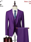 Purple 3Pcs / M (US XXS)