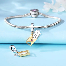 Original Charms Beads 925 Sterling Silver Zircon LOVE Winged Protect Heart Pendant For DIY Necklace Bracelet Fine Jewellery Gift