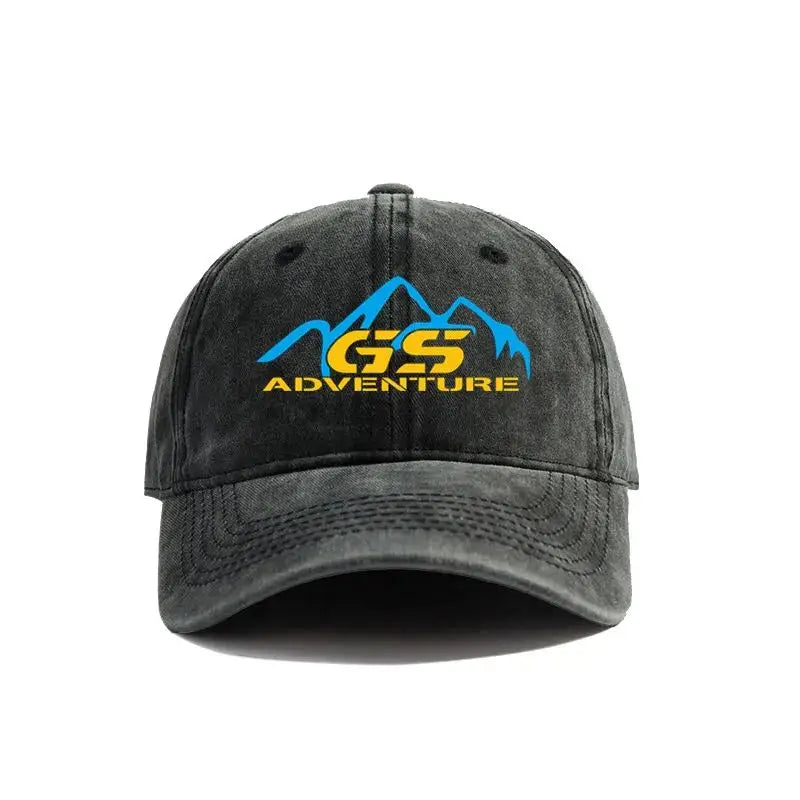 GS Adventure Baseball Caps Distressed Hats Cap Men Women Retro Outdoor Summer Adjustable Hats Leisure outdoor sun protection