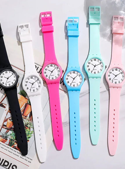 KissIcon UTHAI C24 Kids Watch Silicone Strap Quartz