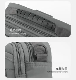 Men's Casual Messenger Bag Outdoor Small Shoulder Bag Multifunctional Travel Waist Bag Hanging Bag Crossbody Bags for Men