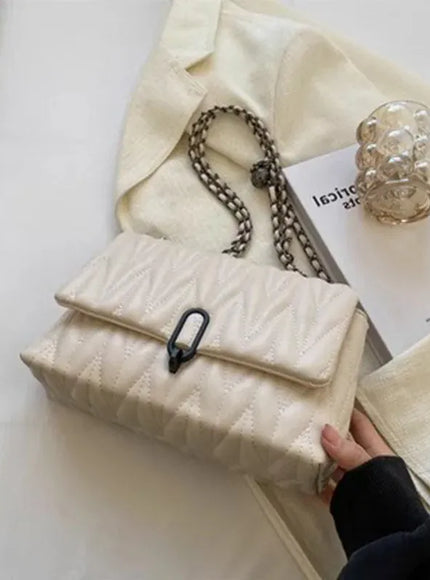 Full Grain Leather Crossbody – Parisian Petite Tweed
