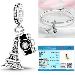 925 Sterling Silver Tree of Life Bead Luminous Firefly Dangle Butterfly Charms Fit Original Bracelet DIY Jewelry Gift for Women