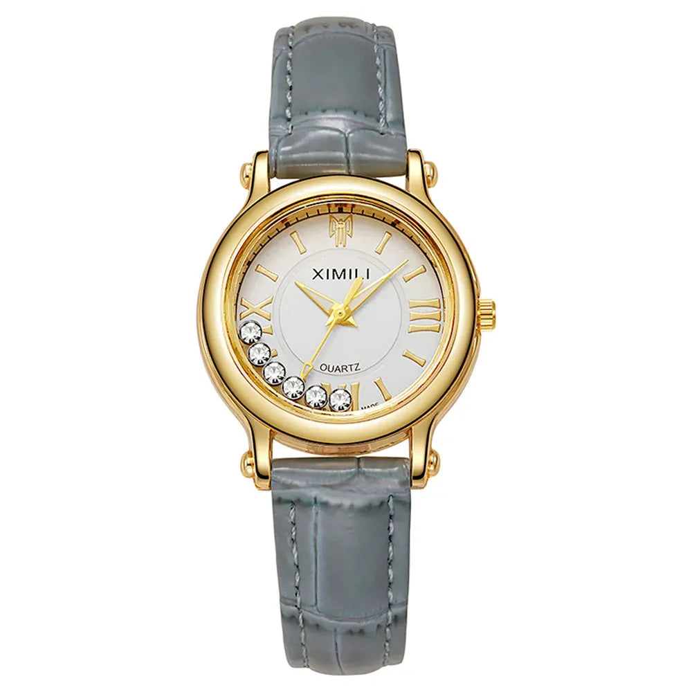 KissICON Grey 💋 UTHAI Womens Ball Watch - Smart Fashion