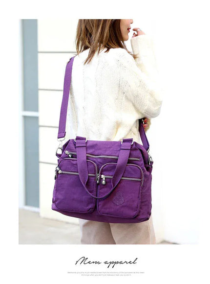 Women's Top-handle Big Handbag – Nylon Bags Waterproof