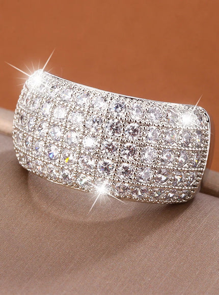 KissIcon Fashion Light Luxury Zircon Ring - Bridal Shine