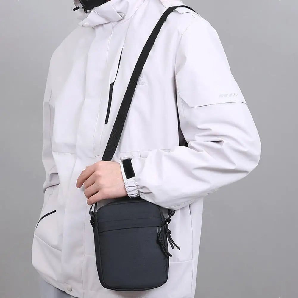 Mens Small Crossbody Sling Bag Chest Bag  Casual Utility Chest Phone Bag Water Resistant Fanny Pack for Running Travel Workout