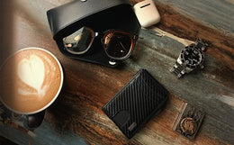 Wallet for Men, Mens Minimalist Wallet 9-13 Cards, Slim Compact Wallet with Money Clip & ID Window, RFID Blocking Smart Pop Up C