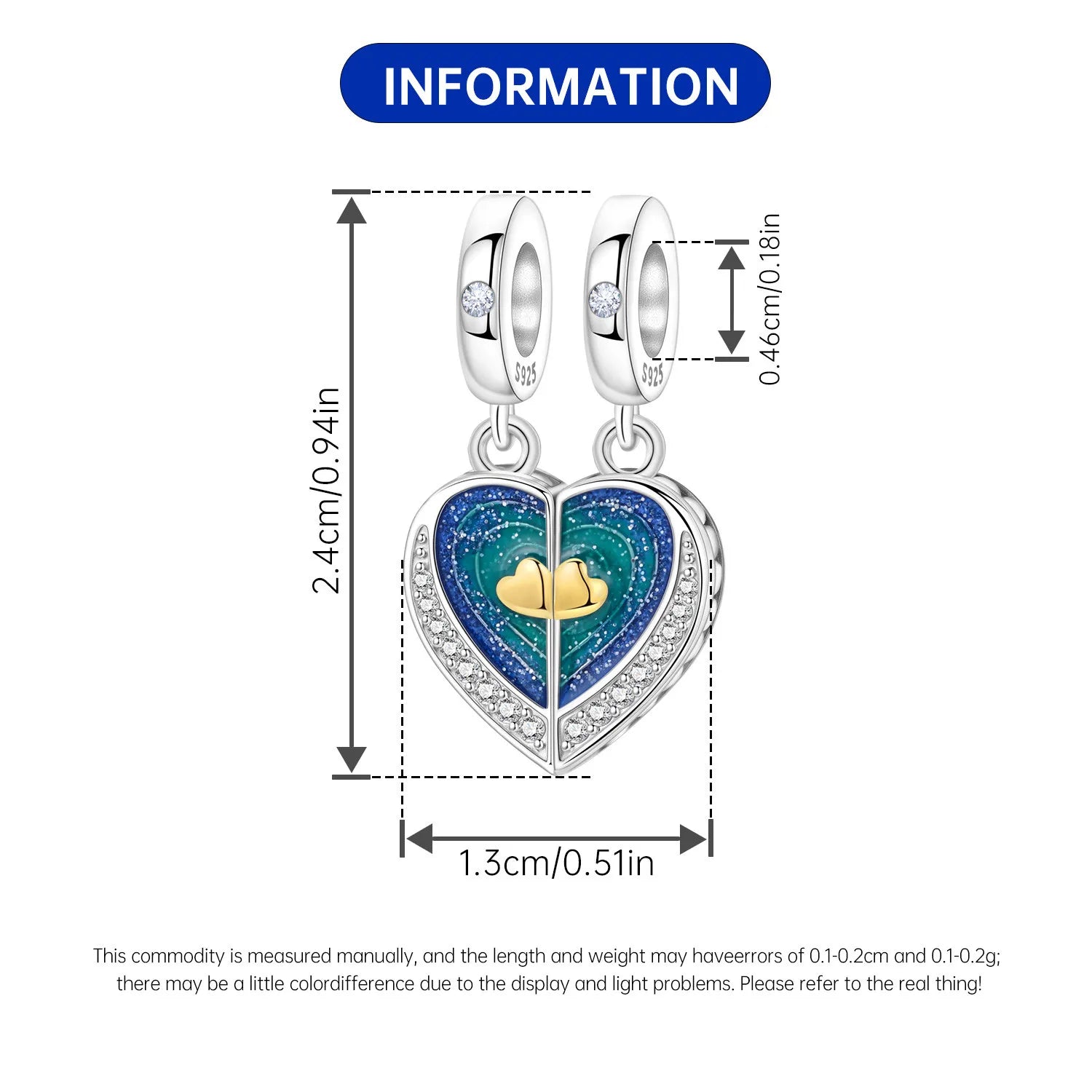 Original Charms Beads 925 Sterling Silver Zircon LOVE Winged Protect Heart Pendant For DIY Necklace Bracelet Fine Jewellery Gift