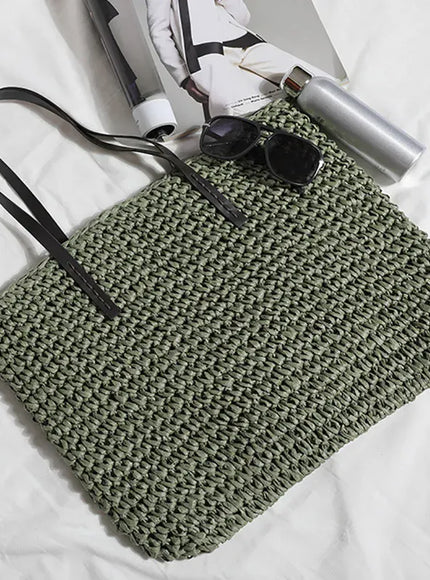 Handbag – Beach Rattan Woven
