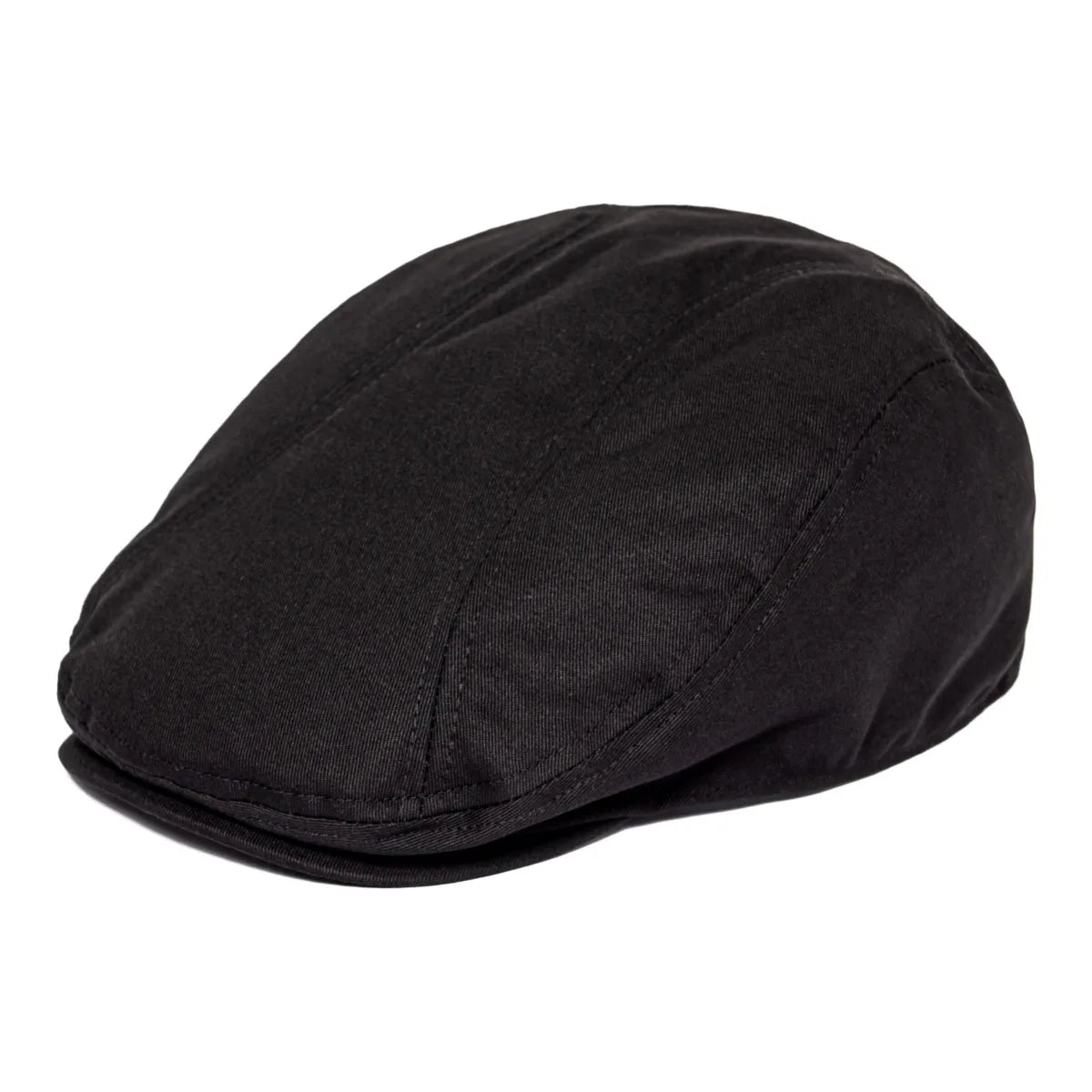 BOTVELA Men Classic Cotton Twill Newsboy Flat Hat Vintage Ivy Outdoor Driving Hat Fitted Cap