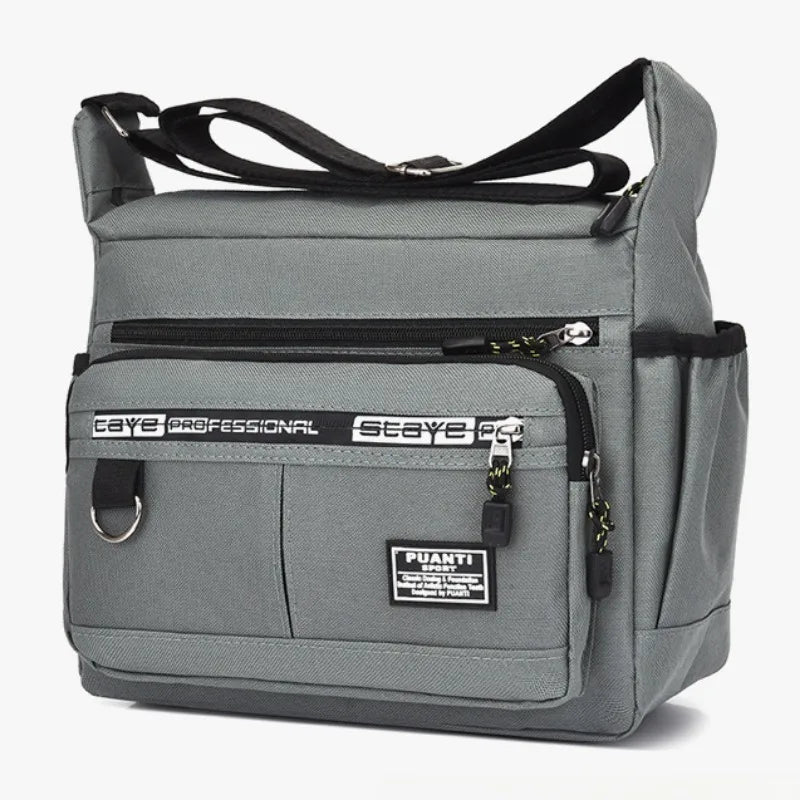 Mens Messenger Bag Crossbody Shoulder Bags Men Small Sling Pack for Work Business Waterproof Oxford Packs Satchel Purse