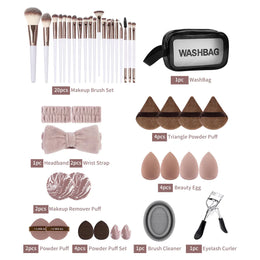 KissICON Maange 42PC Multifunction Makeup Kit With 20 Brushes