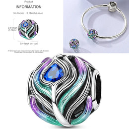 925 Sterling Silver Tree of Life Bead Luminous Firefly Dangle Butterfly Charms Fit Original Bracelet DIY Jewelry Gift for Women