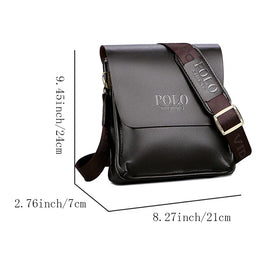 Men's Trendy Inclined Shoulder Bag Leisure Business Single Shoulder Polo Vertical Bag