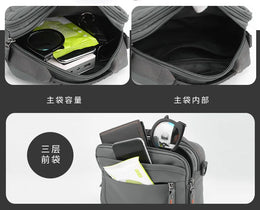 Men's Casual Messenger Bag Outdoor Small Shoulder Bag Multifunctional Travel Waist Bag Hanging Bag Crossbody Bags for Men
