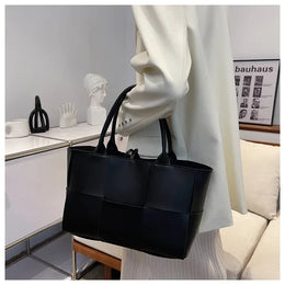 KissICON Handbags 2022 Leather Woven Tote – Bags Designer Solid