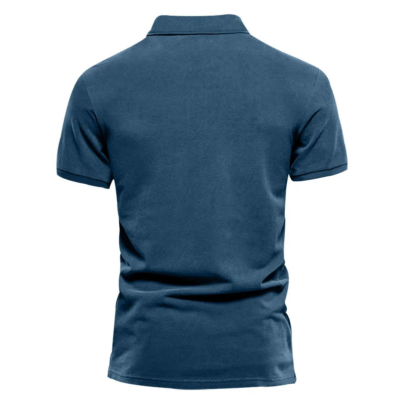 Men Polo Shirt Short Sleeve Breathable Soft Regular Fit Casual Business Golf Summer Daily Work Outdoor Lightweight Basic Tops
