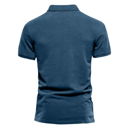 Men Polo Shirt Short Sleeve Breathable Soft Regular Fit Casual Business Golf Summer Daily Work Outdoor Lightweight Basic Tops