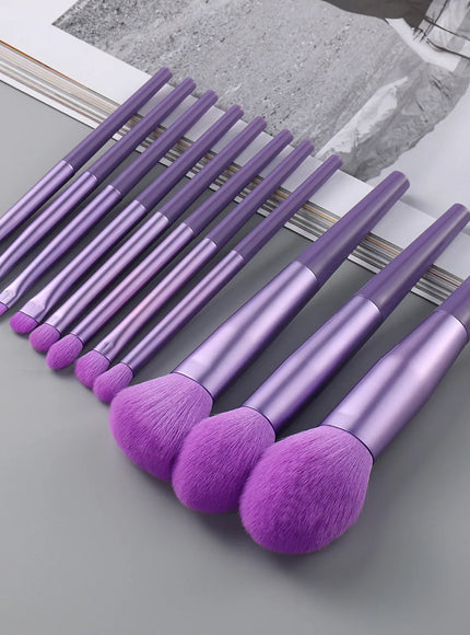 KissICON KissIcon 11pc Soft Fur Makeup Brushes - Beginner