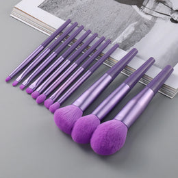 KissICON KissIcon 11pc Soft Fur Makeup Brushes - Beginner