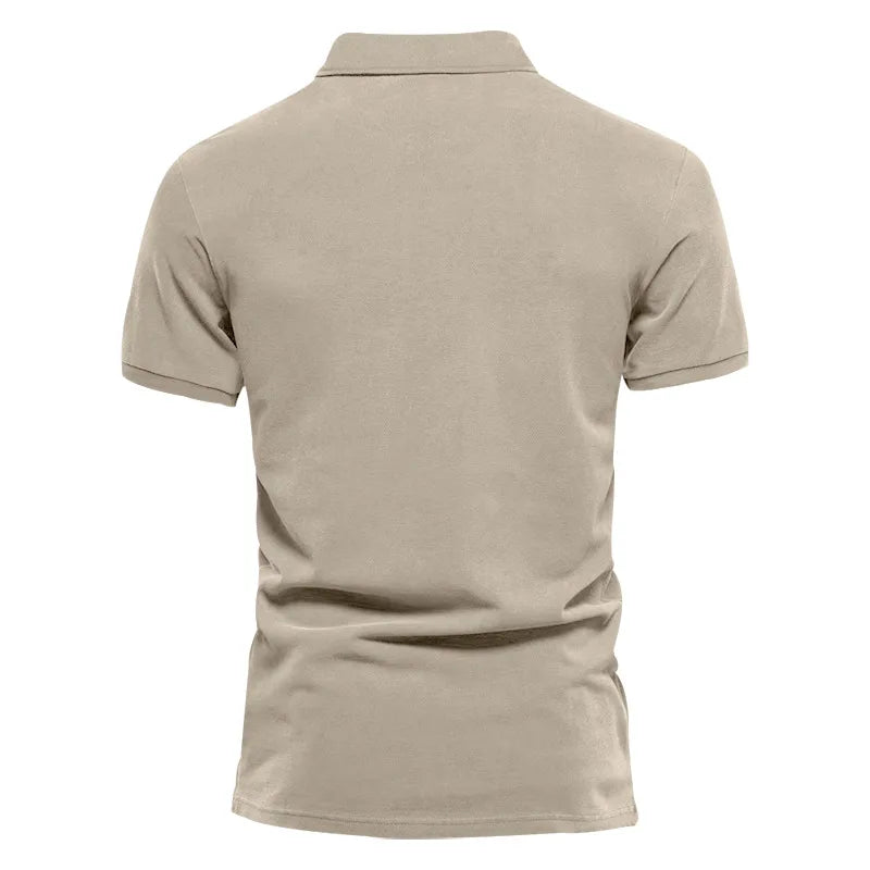 Men Polo Shirt Short Sleeve Breathable Soft Regular Fit Casual Business Golf Summer Daily Work Outdoor Lightweight Basic Tops