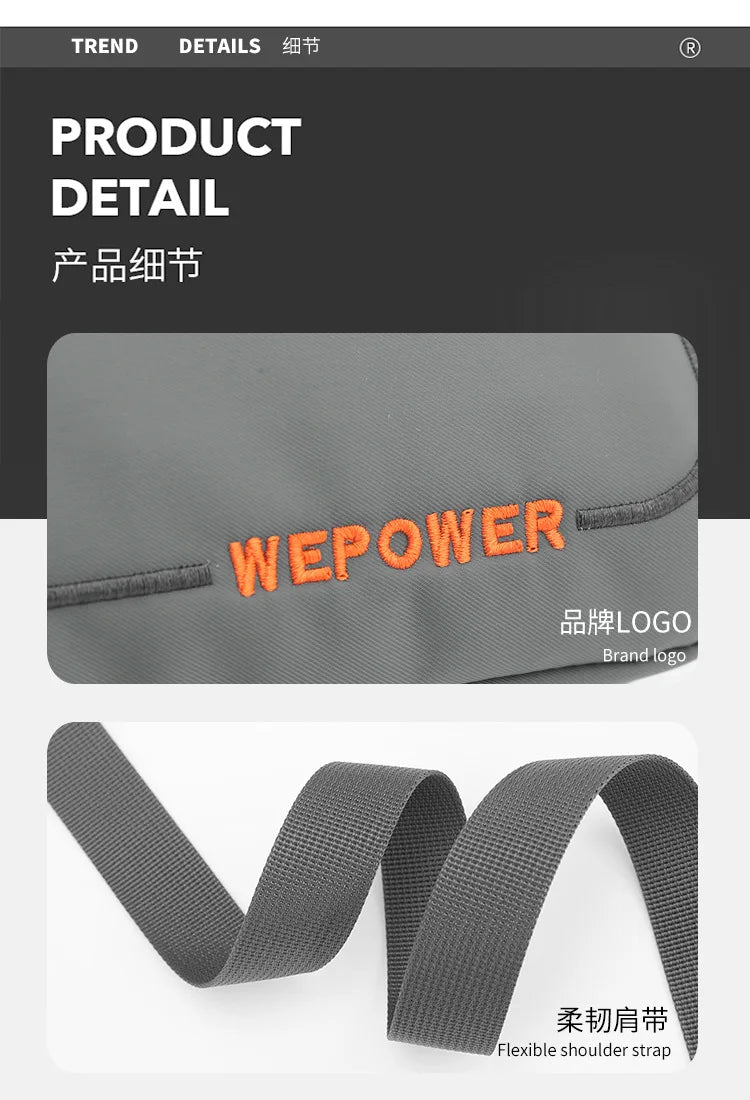 Men's Casual Messenger Bag Outdoor Small Shoulder Bag Multifunctional Travel Waist Bag Hanging Bag Crossbody Bags for Men