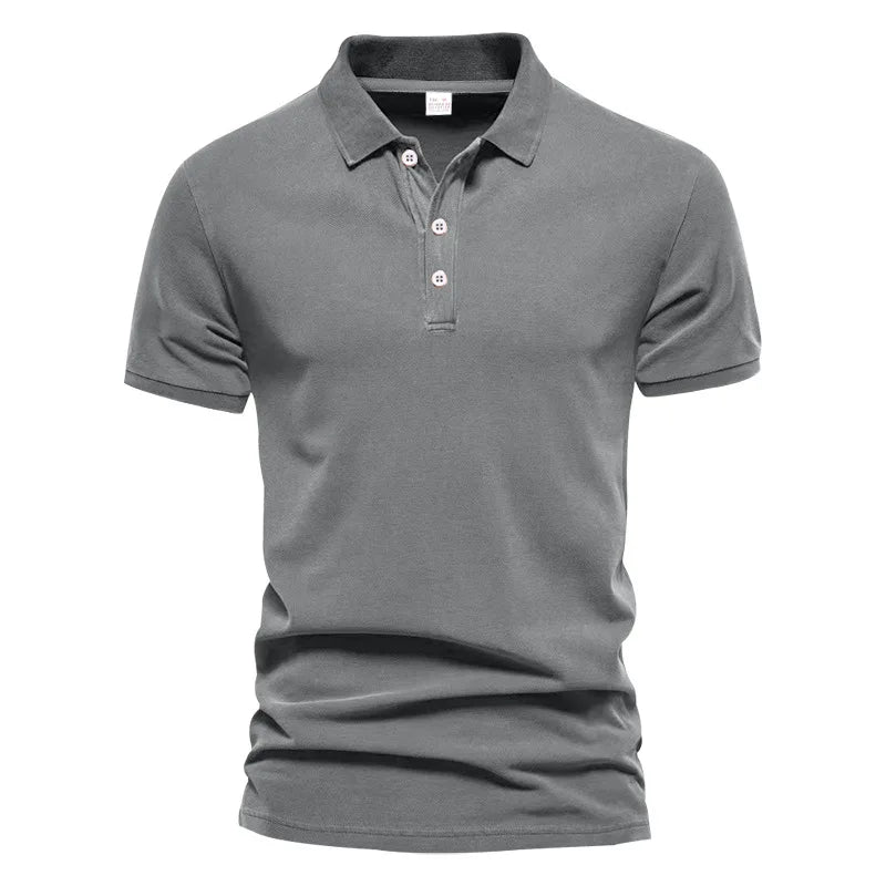 Men Polo Shirt Short Sleeve Breathable Soft Regular Fit Casual Business Golf Summer Daily Work Outdoor Lightweight Basic Tops
